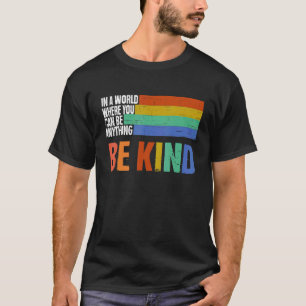 Seien Sie freundlich für Kinder Unity Tag Anti-Mob T-Shirt