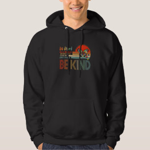 Seien Sie freundlich für weibliche Lehrer Autismus Hoodie