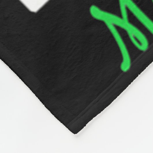 Seien Sie freundlich grüne Multifunktionsblume Son Fleecedecke (Ecke)