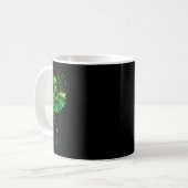 Seien Sie freundlich grüne Multifunktionsblume Son Kaffeetasse (Vorderseite Links)