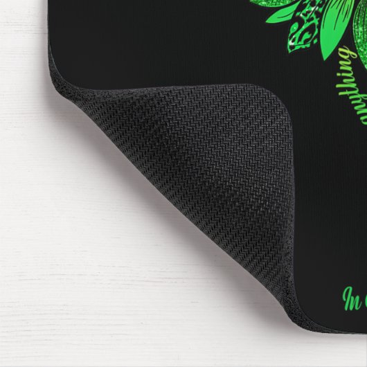 Seien Sie freundlich grüne Multifunktionsblume Son Mousepad (Ecke)