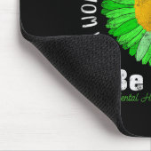 Seien Sie freundlich grüne Multifunktionsblume Son Mousepad (Ecke)
