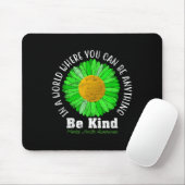 Seien Sie freundlich grüne Multifunktionsblume Son Mousepad (Mit Mouse)