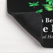 Seien Sie freundlich grüne Multifunktionsblume Son Mousepad (Ecke)