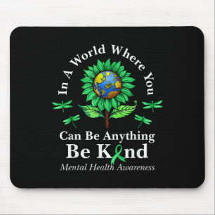 Seien Sie freundlich grüne Multifunktionsblume Son Mousepad