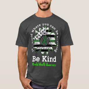 Seien Sie freundlich grüne Multifunktionsblume Son T-Shirt