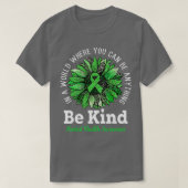 Seien Sie freundlich grüne Multifunktionsblume Son T-Shirt (Design vorne)