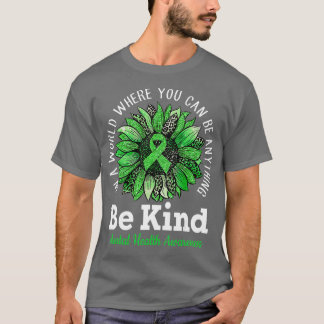 Seien Sie freundlich grüne Multifunktionsblume Son T-Shirt