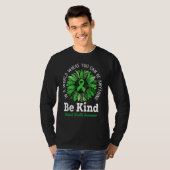 Seien Sie freundlich grüne Multifunktionsblume Son T-Shirt (Vorne ganz)