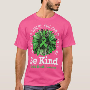 Seien Sie freundlich grüne Multifunktionsblume Son T-Shirt