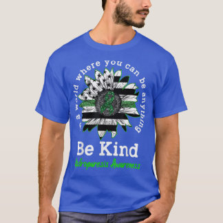 Seien Sie freundlich grüne Sonnenblume und Gastrop T-Shirt