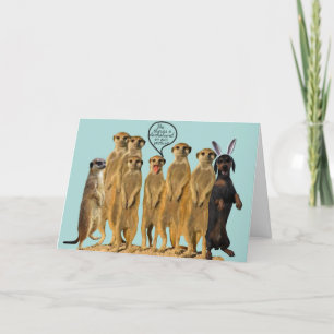 Seien Sie freundlich Grußkarte Dankeskarte