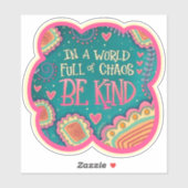 Seien Sie freundlich Hübsche Inspirivity Ermutigun Aufkleber (Blatt)