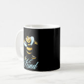 Seien Sie freundlich Inspiration Honey Bee Bumbl Kaffeetasse (Vorderseite Links)