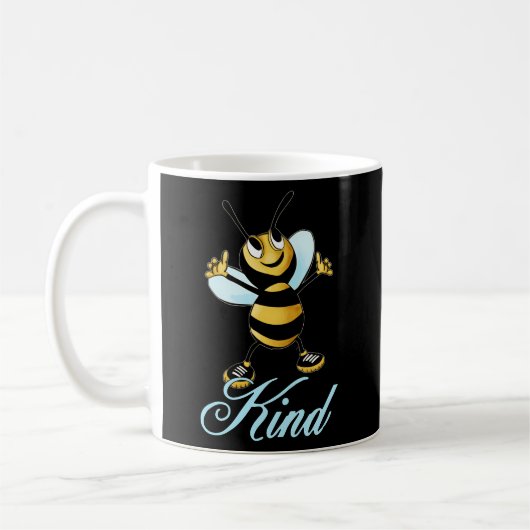 Seien Sie freundlich Inspiration Honey Bee Bumbl Kaffeetasse (Links)