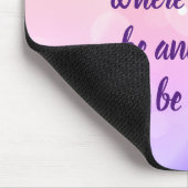 Seien Sie freundlich inspirierend Zitat Mousepad (Ecke)