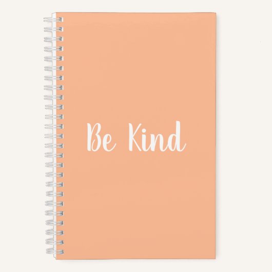 Seien Sie freundlich inspirierende Schule Notizblock (Vorderseite)