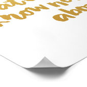 Seien Sie freundlich inspirierendes Kunstangebot i Poster (Ecke)