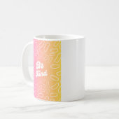 Seien Sie freundlich inspiriert Kaffeetasse (Vorderseite Links)