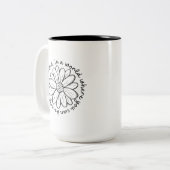 Seien Sie freundlich-Kaffee-Tasse Zweifarbige Tasse (Vorderseite Links)
