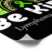 Seien Sie freundlich Leopard Regenbogen Non Hodgki Poster (Ecke)