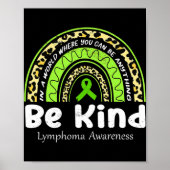 Seien Sie freundlich Leopard Regenbogen Non Hodgki Poster (Vorne)