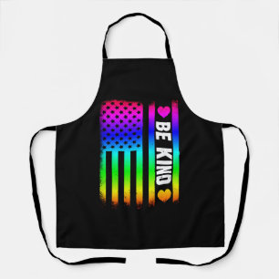 Seien Sie freundlich Lgbt Lgbtq Gay Pride Rainbow Schürze