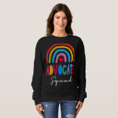 Seien Sie freundlich mit Autismus Advocate Squad S Sweatshirt (Vorne ganz)