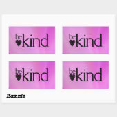 Seien Sie freundlich motivierend Aufkleber (Blatt)