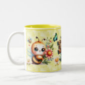 Seien Sie freundlich Niedliche Bee Tasse Yellow Da (Links)