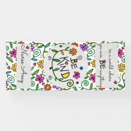 Seien Sie freundlich Personalisiert School Kranken Banner