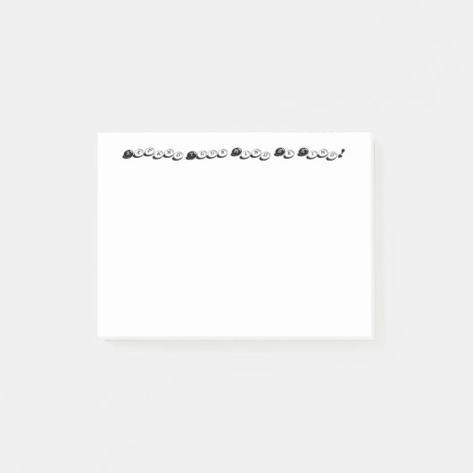 Seien Sie freundlich Post Notizen (Vorderseite)