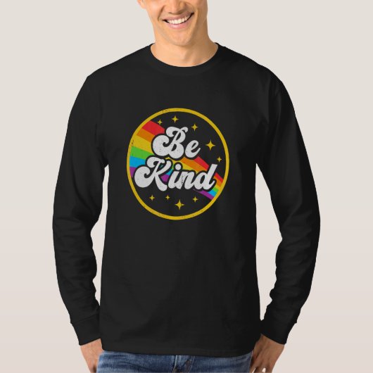 Seien Sie freundlich Rainbow Gay Gbt Pride Allily  T-Shirt (Vorderseite)