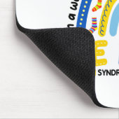 Seien Sie freundlich Rainbow World Down Syndrome A Mousepad (Ecke)