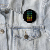 Seien Sie freundlich Regenbogen Inspiration Grafik Button (Beispiel)