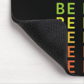Seien Sie freundlich Regenbogen Inspiration Grafik Mousepad (Ecke)