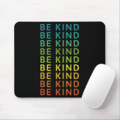 Seien Sie freundlich Regenbogen Inspiration Grafik Mousepad (Mit Mouse)