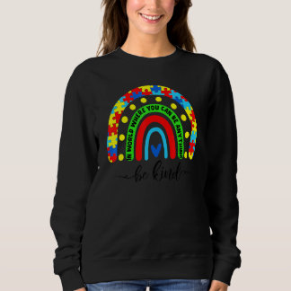 Seien Sie freundlich Retro in einer Welt, in der S Sweatshirt
