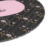 Seien Sie freundlich rosa Herz auf winzigen Rose u Schneidebrett (Ecke)