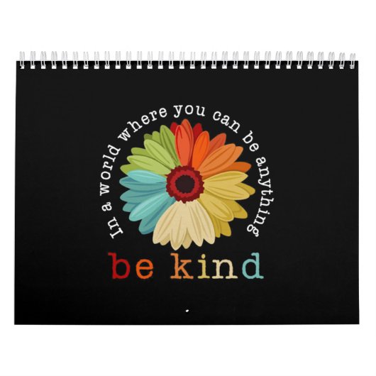 Seien Sie freundlich Sonnenblume Kalender (Titelbild)