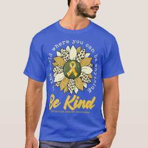 Seien Sie freundlich Sonnenblumen Gold Kindheit Kr T-Shirt