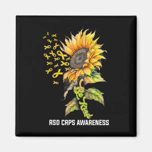 Seien Sie freundlich Sonnenblumen RSD CRPS-Bewusst Magnet