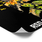 Seien Sie freundlich Sonnenblumen Rsd Crps Bewusst Poster (Ecke)