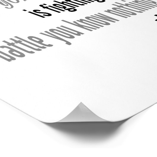 Seien Sie freundlich (Standard-Bildformat) Poster (Ecke)