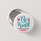 Seien Sie freundlich und alle zusammen Button (Vorne & Hinten)