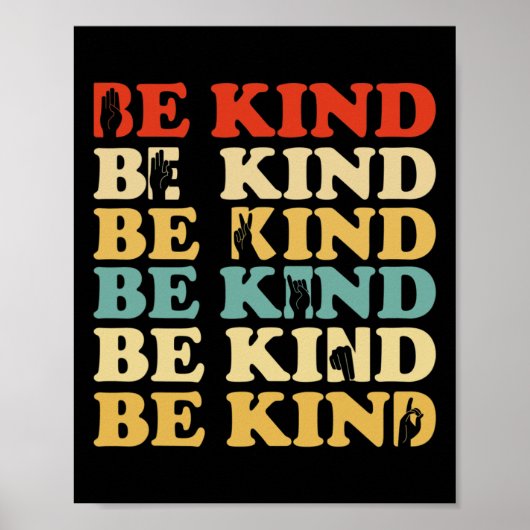 Seien Sie freundlich und bewusst schwer zu hören, Poster (Vorne)