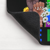 Seien Sie freundlich und sprechen Sie LGBTQ Gay Le Mousepad (Ecke)