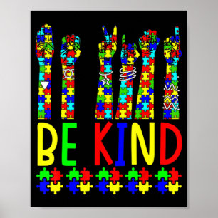 Seien Sie freundlich und sprechen Sie mit dem Räts Poster