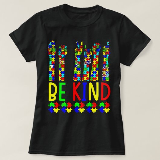 Seien Sie freundlich und sprechen Sie mit dem Räts T-Shirt (Design vorne)