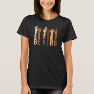 Seien Sie freundlich und sprechen Sie mit Melanin T-Shirt
